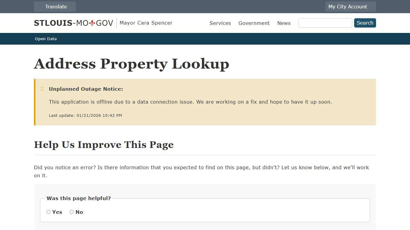 Address and Property Information Search